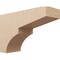Ekena Millwork 12"W x 36"D x 24"H Classic Monterey Rough Cedar Woodgrain TimberThane Corbel, Primed Tan CORUR12X36X24MONRCPR - alternate 1